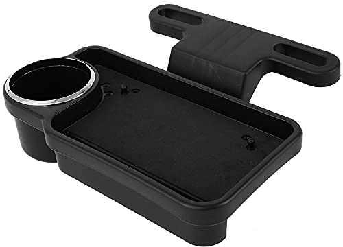 Beenle-Icey Auto Laptophalter Rücksitz Klapptisch Schreibtisch mit Getränkehalter Tablett Kopfstütze für Mobiltelefon Kaffee Essen