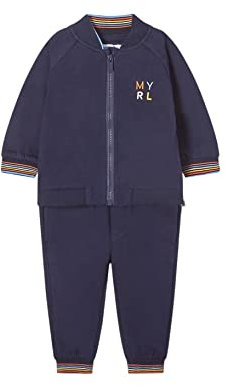 Mayoral 22-01881-029 - Sportanzug 2 Hosen für Baby - Jungen 9 Monate (74cm) Marinblau