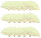 Woohome 15 PCS Hand Fan Foldable Paper Fan for Dancing, Part, Picnic, Wedding Party Gift, Guest Favour Wedding Decoration (Light Yellow)
