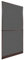 Norheim Mosquitera con Bisagras para Puertas, Diseño Ajustable, Puertas Abatibles, Marco de Aluminio y Fibra de Vidrio, Marrón 120x240 cm