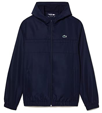 Lacoste Mens Zipped Hooded Sport Jacket