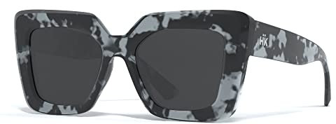 Hanukeii Unisex Bora Sonnenbrille, braun, One Size