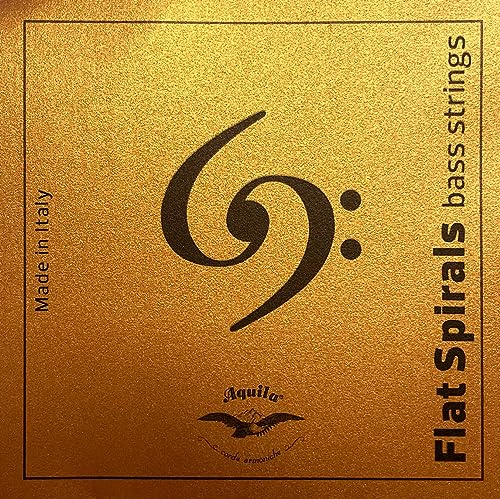 Aquila 210U – Flat Spiral Series, Short Scale Bass String Set – EADG Tuning