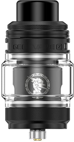 Z Fli Tank | Original GeekVape Z Fli Tank 5.5ml Electronic Cigarette Atomizer Top Airflow Leakproof Fit Z Coil Zeus Dual Glass Vaporizer (No Liquid NO Nicotine) (Z Fli Tank Black)