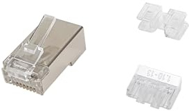 Equip 121147 Cat.6A RJ45 geschirmter Stecker, 100 Stück/Packung