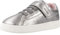 Geox B ECLYPER Girl A, Zapatillas Bebé-Niñas, Metallic Silver, 22 EU