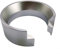 Kaffeedosierung für Ring, Kaffeepulver für Ring, 58 mm Aluminium-Espresso-Dosiertrichter, Kaffeedosierung für Ring für Siebträger-Brühschale (Silber)