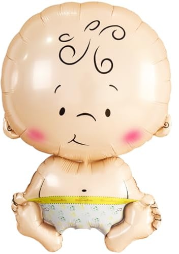 Party Austria Folienballon Babyballon Geburt Ballon Baby Boy bunter Luftballon It´s a Girl Mädchen rosa/pink (Baby 70cm)