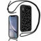 Xylota Handyband für iPhone XR 6,1'' Hülle mit Band, Silikon Aesthetic Muster Design Handyhülle mit Kette Kordel Schlüsselband, Stoßfeste Mädchen Schutzhülle für iPhone XR zum Umhängen,Leopard
