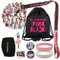 YYSWSAKY BP Fanartikel Set für BLINK, BP Merch mit 1 Kordelzug Stoffbeutel, 1 Schlüsselanhänger, 1 Handy Ring, 1 Schlüsselband, 2 Armband, 50 Aufkleber