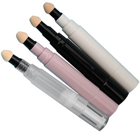 4 Stück Lipgloss Stift 5ml aus PP und PC für Weihnachten Party
