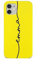 Tirita Personalised Phone Case Compatible with iPhone 16 Plus Custom Name Hard Cover, Summer Time [13- Neon Yellow Handwritten Name]
