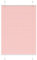 vidaXL Plissee Rosa 95x100 cm Stoffbreite 94,4 cm Polyester, Faltrollo, Klemmfix, Plisseerollo, Jalousie, Rollo, Plisseerollo für Fenster