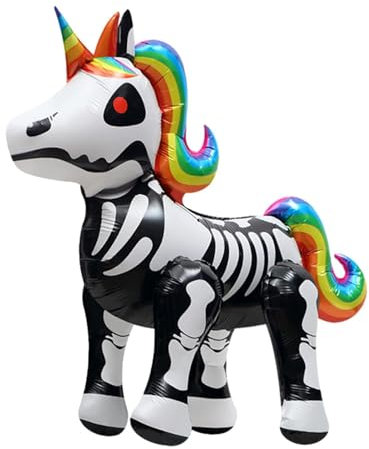 Totenkopfballon - Halloween-Dekorationen für den Innenbereich, gruselige Mumien-Luftballons | Totenkopf-Hundeballons für Halloween-Geburtstagsparty-Dekorationen, Fensterdekoration