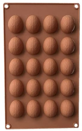 Moule en Silicone,20 Trous Mini Moule en Silicone Semi-Sphérique Moule à Noix pour Vos Desserts au Chocolat,Bombes à la Crème Glacée,Mini Teacake,Bonbons,Biscuit,Gommeux,Jello,Pudding,Bricolage