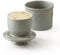 HOME DECOR Butterdose Keramik, Butterglocke mit Deckel, Französische Butterdose für Frische und Streichfähigkeit Butter, BPA Frei -Türkisgrün