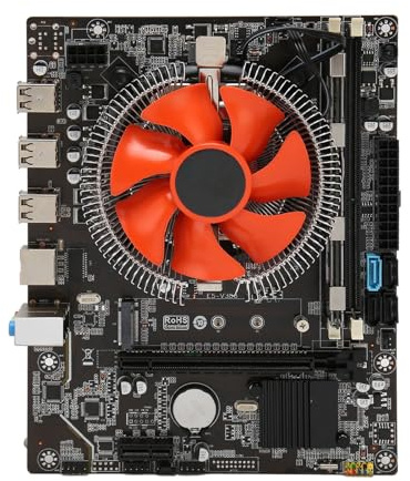Socobeta Scheda Madre X79 CPU Combinata con E5 2420, Set di Schede Madri per PC da Gioco DDR3 a 6 Core e 12 Thread