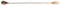 Barfly Barlöffel, Gabelende, 40 cm, Kupfer antik