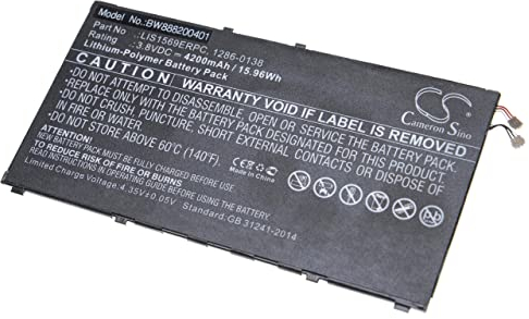 vhbw Akku kompatibel mit Sony Xperia SGP611, SGP612/W, SGP621, SGP641, SOT22, Z3 Handy Smartphone Telefon (4200mAh, 3,8V, Li-Polymer)