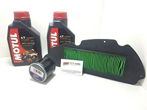 KIT TAGLIANDO 7100 10W40 FILTRO OLIO ARIA SH 300 2007 2008 2009 2010 2011 2012 2013 2014 2015 2016