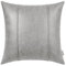 BRAWARM Graue Leder-Kissenbezüge, 45,7 x 45,7 cm, Kunstleder-Kissenbezug mit Paspelierung, handgenähtes Leder-Kissen für Couch, Sofa, Bett, Wohnzimmer, Heimdekoration