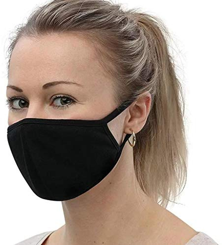 Lulupi Multifunktionstuch Mundschutz Baumwolle Atmungsaktiv Mund-Nasen Bedeckung Staubdicht Waschbar Stoffmaske Sportmaske Motorrad Bandana Maske Halstuch Schal