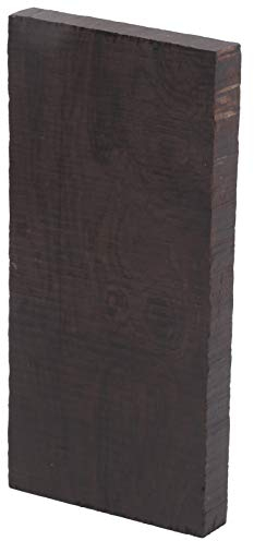 Schwarzes Ebenholz Holz 120x60x10mm DIY Handgriff Musikinstrumente Zubehör (120 * 60 * 10mm)