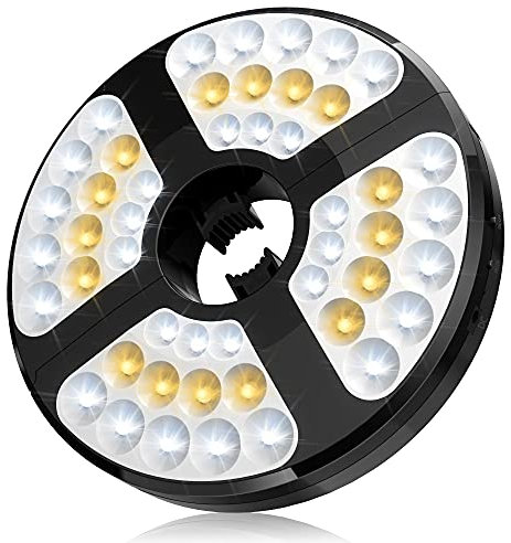 Luces Para Sombrillas 48 Luces LED Para Sombrilla 450 Lúmenes Luz de Paraguas más Brillante Luz de Patio Inalámbrica Con 3 Modos de Brillo Batería de 4400 mAh Carga USB Función de Atenuación