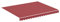vidaXL Tessuto di Ricambio per Tenda da Sole Rosso Borgogna 3x2,5 m