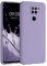 kwmobile Housse Compatible avec Xiaomi Redmi Note 9 Coque - Housse de téléphone en TPU avec Protection Appareil Photo - Violet Clair