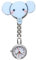JSDDE Krankenschwesteruhr Cute Muster FOB Uhr Pflegeruhr Pulsuhr Ketteuhr Ansteckuhr Schwesternuhr mit Clip Analoge Quarzuhr Taschenuhr
