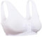 Easylife Easy-Close Bra (Set of 3), Comfort Bra, Supports and Lifts, Front Fastening, Wireless, Pink, Beige, and White, XXL 50-52, Size 16-18, Stretches to Fit Cup Sizes A, B, C - Fully Guaranteed |