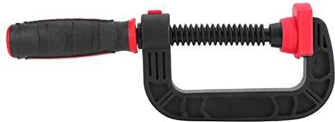 Universal C Klemme, Profi Zwingen Robuste Clamp Kunststoff Holzbearbeitung Fixture Klemmwerkzeuge Trägerklemme Woodworking Schellen Tischklemme DIY Heimwerken Autoreparatur Schweißen Tischlerei 50MM