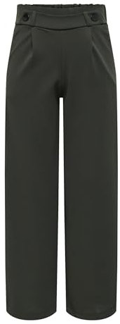 JDY Jdygeggo New Long Pant Jrs Noos, Pantaloni Donna, Verde (Peat 99), S