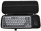 RAIACE Hard Storage Case Compatible with Logitech MX Keys Mini Mechanical Wireless Illuminated Performance Keyboard. (Case Only) - Black, Black, Modern