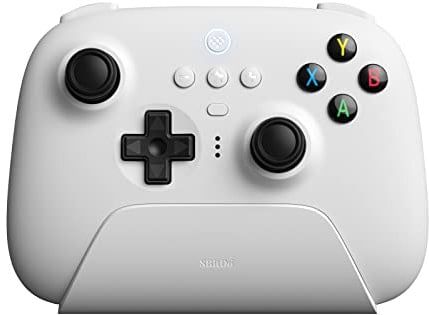 8BitDo Ultimate Controller mit Ladestation 2,4 g für Windows, Android und iOS 16.3+ - Weiß