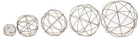 ecosoul Rostkugel Dekokugel verrostet Drahtkugel Kugel Gartenkugel Metall Rost Deko Edelrost 40cm Durchmesser