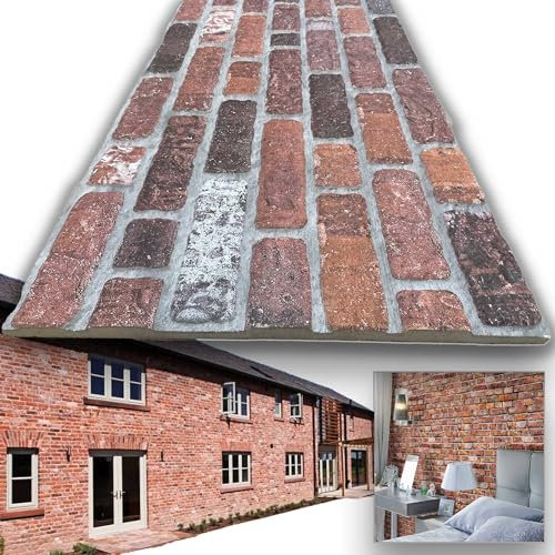 Eternal Parquet Cappotto Esterno - Interno Isolante in STYROFOAM 3D da 2cm con sabbiatura e Malta Mattoni Vecchi