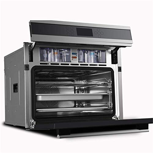 Horno de un Solo Ventilador Acero Inoxidable Clase energética A Horno de microondas Solo en Silver Tact Horno halógeno de convección Premium Ideal para Asar, Hornear