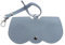 Nounex21 - Premium Sonnenbrillen Schutzetui, tragbares Brillenetui, modischer Sonnenbrillen-Halter, weiches PU-Leder, 12 Farben (Hellgrau)