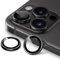 JETech Kameraschutz für iPhone 15 Pro 6,1 Zoll und iPhone 15 Pro Max 6,7 Zoll, 9H Panzer Schutz Glas Folie Individuelle Ring aus Metall, HD Klar, 1 Set (Space Schwarz)