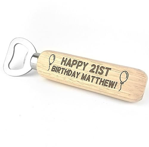 Red Ocean Personalised Birthday Engraved Bottle Opener 18th 21st 30th 40th 50th Birthday Gift for Son Him