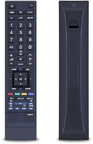 GOUYESHO Telecomando di ricambio CT-90345 per Toshiba Regza 32XV743 40SL733G 32A3030DB 32A3030DB 40RV753 32SL733G 46SL733G 40RV753 40WL753 40VL733G 46VL7488 40SL7. 33 CT90345 per telecomando Toshiba