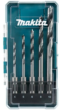 Makita E-15148-12 - Juego de brocas SDS-Plus para madera (5 piezas)
