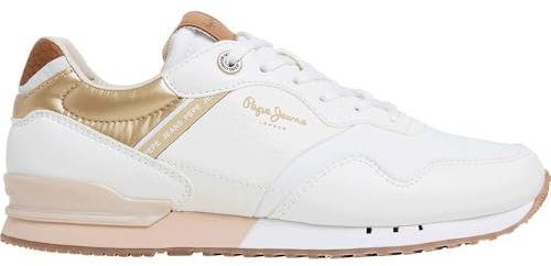 Pepe Jeans London Snake Sneakers weiß