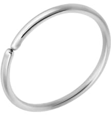 Body CAC Aro Nasal Piercing de Acero Quirúrgico 0,6 mm para Mujer