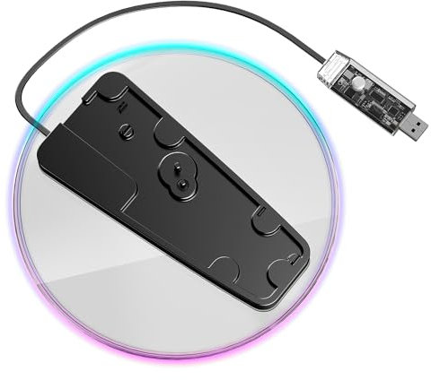 PS5-Ständer mit RGB-Beleuchtung, kompatibel mit PS5 Pro/Slim/Digital/Disc, vertikaler Ständer für PlayStation 5/PS5-Zubehör, rutschfeste Unterseite