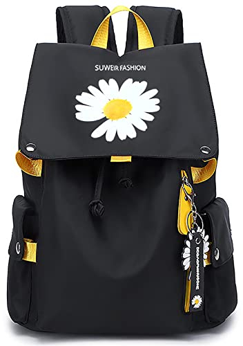 Travistar School Bags for Teenage Girls Backpack Womens with USB Port Anti Theft Bag Waterproof Book Bags Casual Backpacks Elementary Junior High University Rucksack Sunflower Travel Hiking
