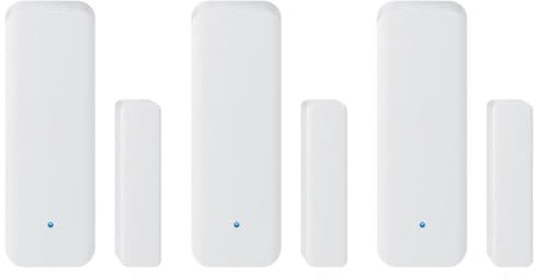 Ronlok 3 x TUYA Zigbee 3.0 Smart Window Door Sensor ZigBee 3.0 Wireless Connection Multifunctional for Smart Hub App