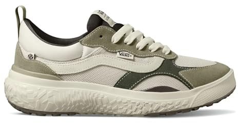 Vans Zapatillas Deportivas Ultraligeras, Diseño Retro, Color Blanco y Verde Oliva (marrón (Light Brown/Multi), Sistema Tallas Calzado EU, Adulto, Números, Mediano, 41)